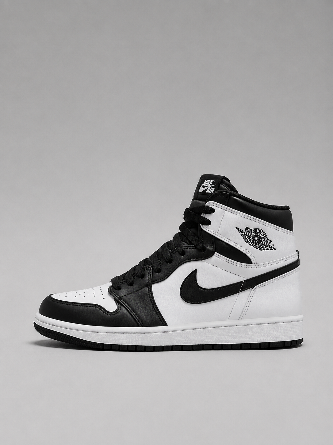 Monochrome Leather High Tops