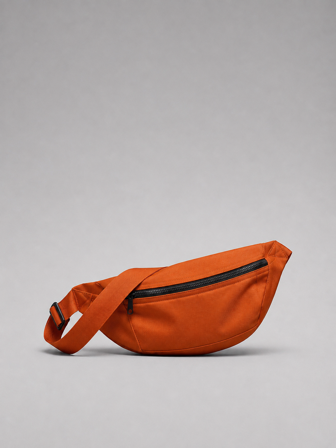 Orange Canvas Sling Bag
