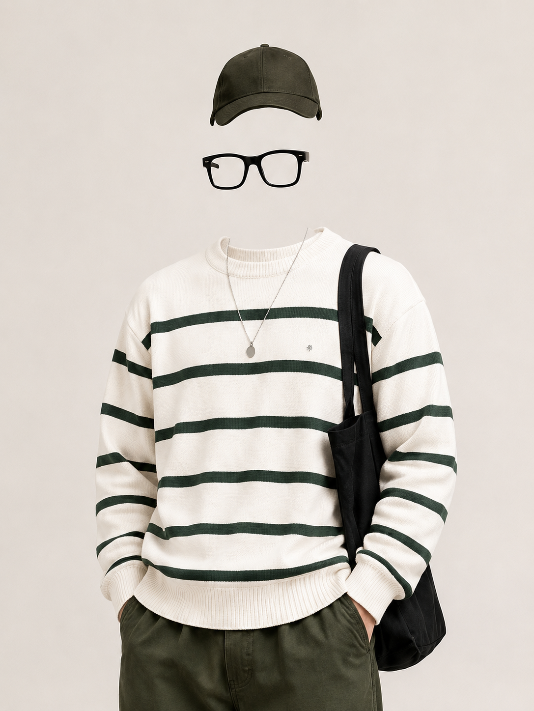 Striped Knit Sweater